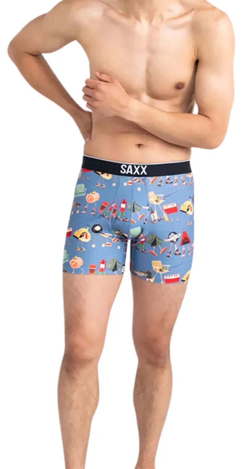 Saxx Men's Volt Breathable Mesh Boxer Brief Take A Hike-2